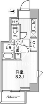 オルタナ亀戸2 404 間取り図