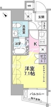 ＳＩＬ西五反田 405 間取り図
