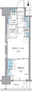 ルフォンプログレ上野稲荷町 804 間取り図