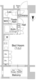 コンフォリア大森DEUX 804 間取り図