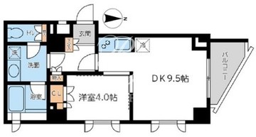 シティスパイア若松町 302 間取り図