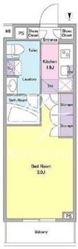 アジールコート西馬込 310 間取り図