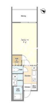 コンフォリア中落合 116 間取り図