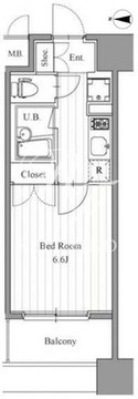 フィットエル森下 709 間取り図