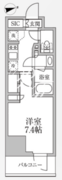 レジディア新御徒町2 905 間取り図