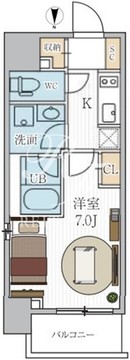 シーズンフラッツ押上 306 間取り図