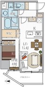 シーズンフラッツ押上 903 間取り図