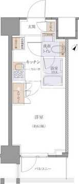 JMFレジデンス北品川 305 間取り図