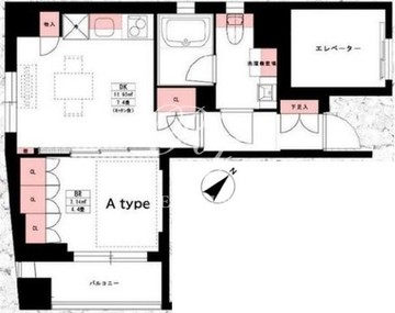 タスコマゴメビルディング 603 間取り図