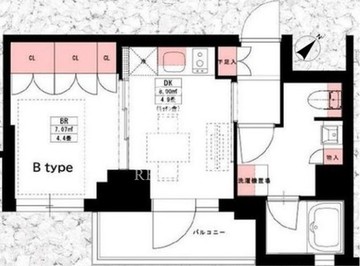 タスコマゴメビルディング 302 間取り図