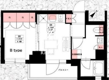 タスコマゴメビルディング 502 間取り図