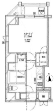 クリアルプレミア浅草橋 402 間取り図