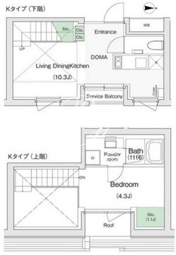 スタイリオX白金 502 間取り図
