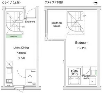 スタイリオX白金 102 間取り図