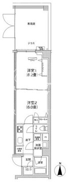アイルグランデ大田 102 間取り図
