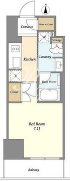 ラティエラ大鳥居 1206 間取り図