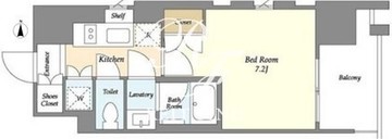 ラティエラ大鳥居 1202 間取り図