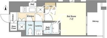 ラティエラ大鳥居 1302 間取り図
