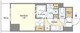 ラティエラ大鳥居 1212 間取り図