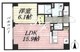 グランパセオ東向島 606 間取り図
