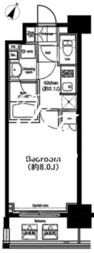 コンフォリア三田イースト 908 間取り図