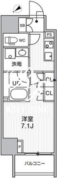 ドゥーエ三ノ輪1 1103 間取り図
