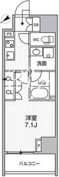 ドゥーエ三ノ輪1 302 間取り図