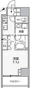 ドゥーエ三ノ輪1 402 間取り図