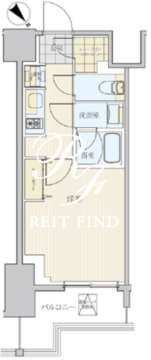 リビオメゾン南砂町 1012 間取り図