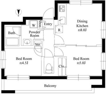 ゲートマークス三軒茶屋 501 間取り図