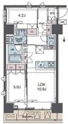 ラグゼナ田端北 201 間取り図