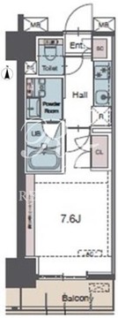 ラグゼナ田端北 202 間取り図