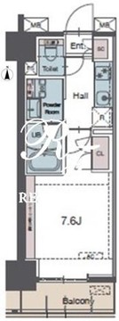 ラグゼナ田端北 1102 間取り図
