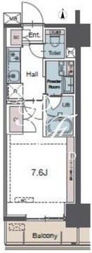 ラグゼナ田端北 303 間取り図