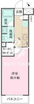 エルスタンザ西小山 101 間取り図