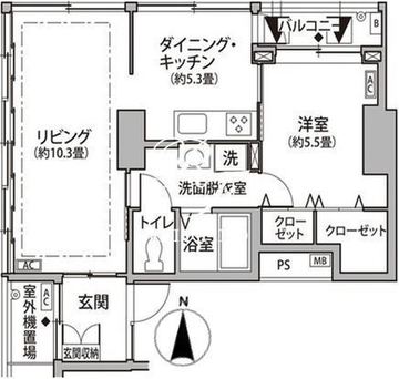 東雲キャナルコートCODAN 11-401 間取り図