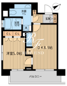 ラクラス田町 702 間取り図