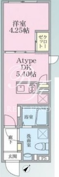 ライブフラット田端 101 間取り図