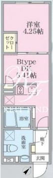 ライブフラット田端 402 間取り図