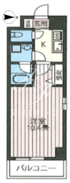 エスティメゾン秋葉原 1004 間取り図