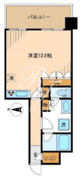 新宿グランドプラザ 306 間取り図