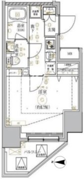ベルシード大島 201 間取り図