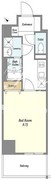 ＢｌｕＲｏｃｋ門前仲町 308 間取り図