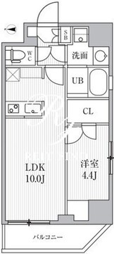 シーズンフラッツ住吉 506 間取り図