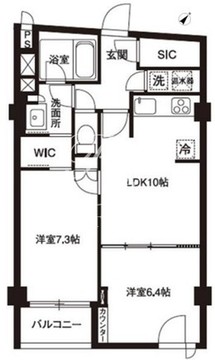 アーバンパーク代官山 207 間取り図