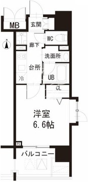 プライムアーバン錦糸公園 1004 間取り図