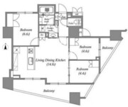 nido蔵前アベニュー 1001 間取り図
