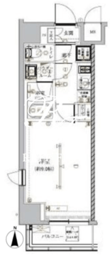 ルクレ墨田緑1 502 間取り図