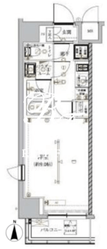 ルクレ墨田緑1 902 間取り図