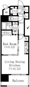 堀之内マンション 903 間取り図